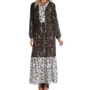 Wrangler western festival deer print floral dress